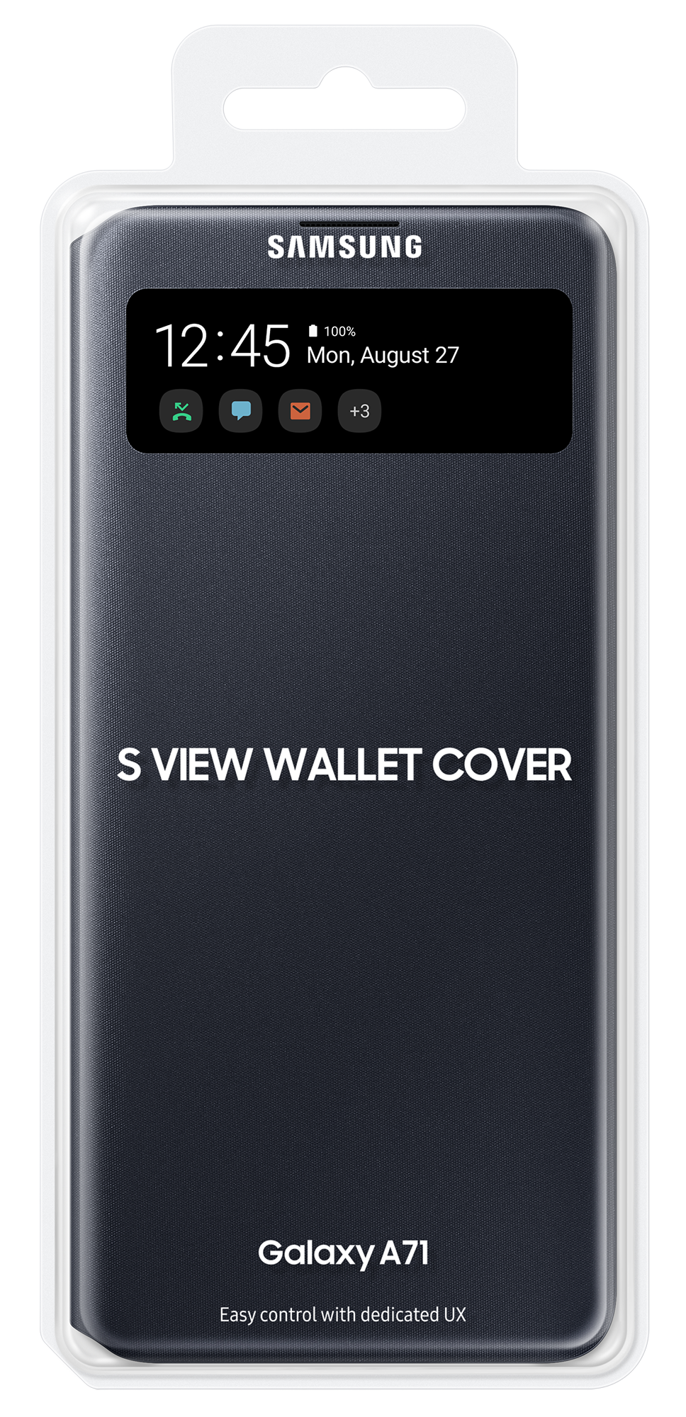 Galaxy A71 (5G) | S View Cover EF-EA716 | Zwart