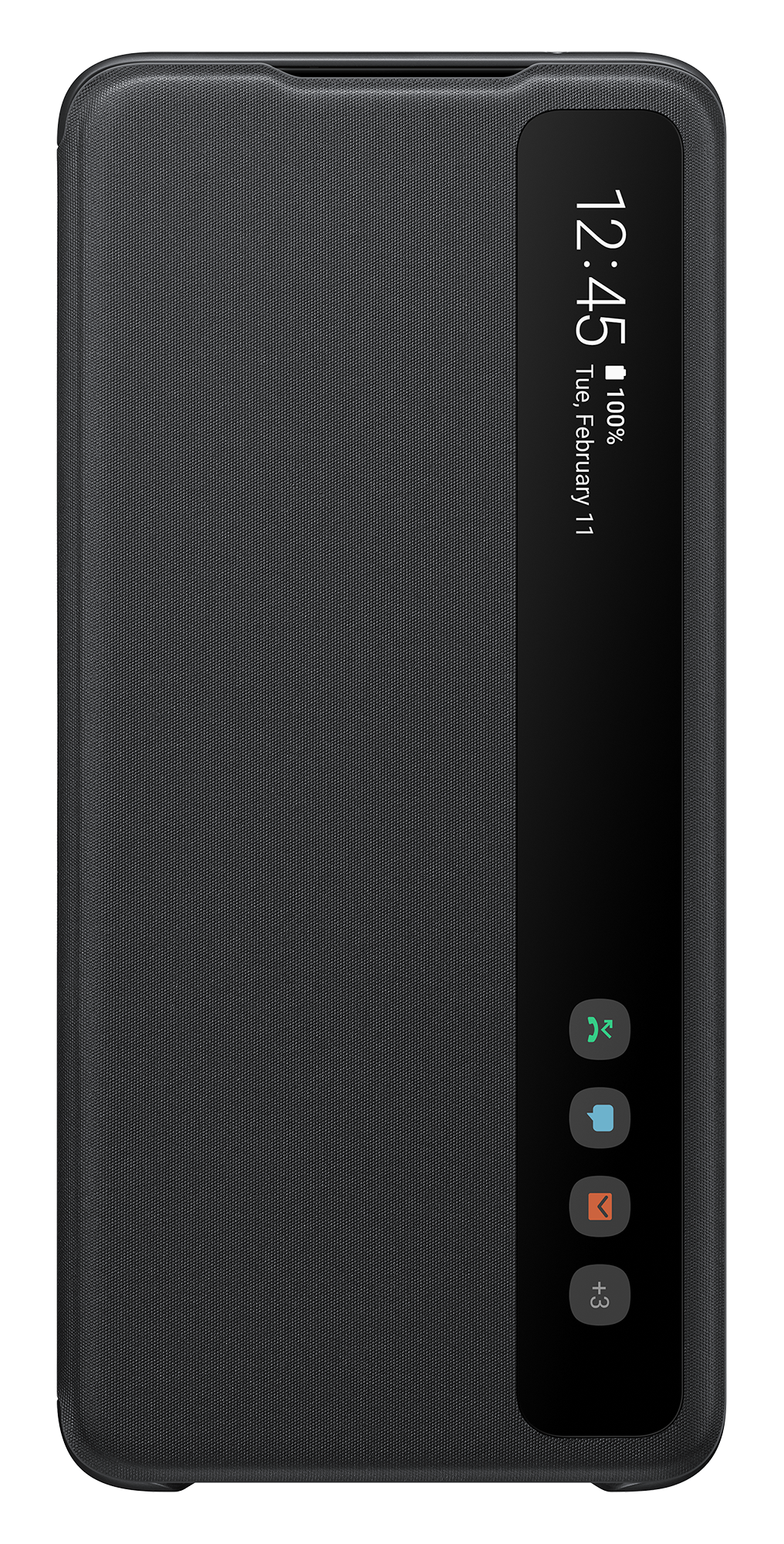 Galaxy S20 Ultra 5G | Clear View Cover EF-ZG988 | Zwart