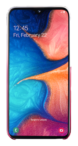 Galaxy A20e | Gradation Cover EF-AA202 | Roze