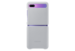 Galaxy Z Flip | Leather Case EF-VF700 | Silver