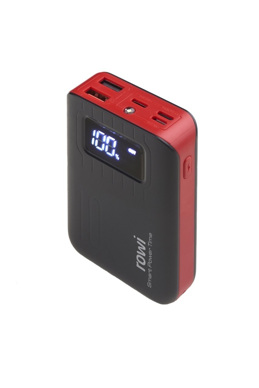 Rowi Powerbank 10.000 mAh RW-P75DT Rood