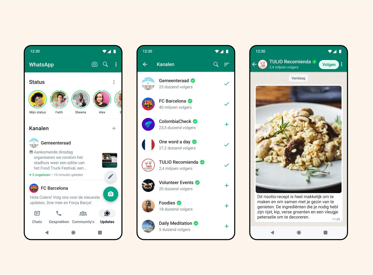 WhatsApp lanceert kanalen en laat je eindelijk foto’s in betere kwaliteit sturen