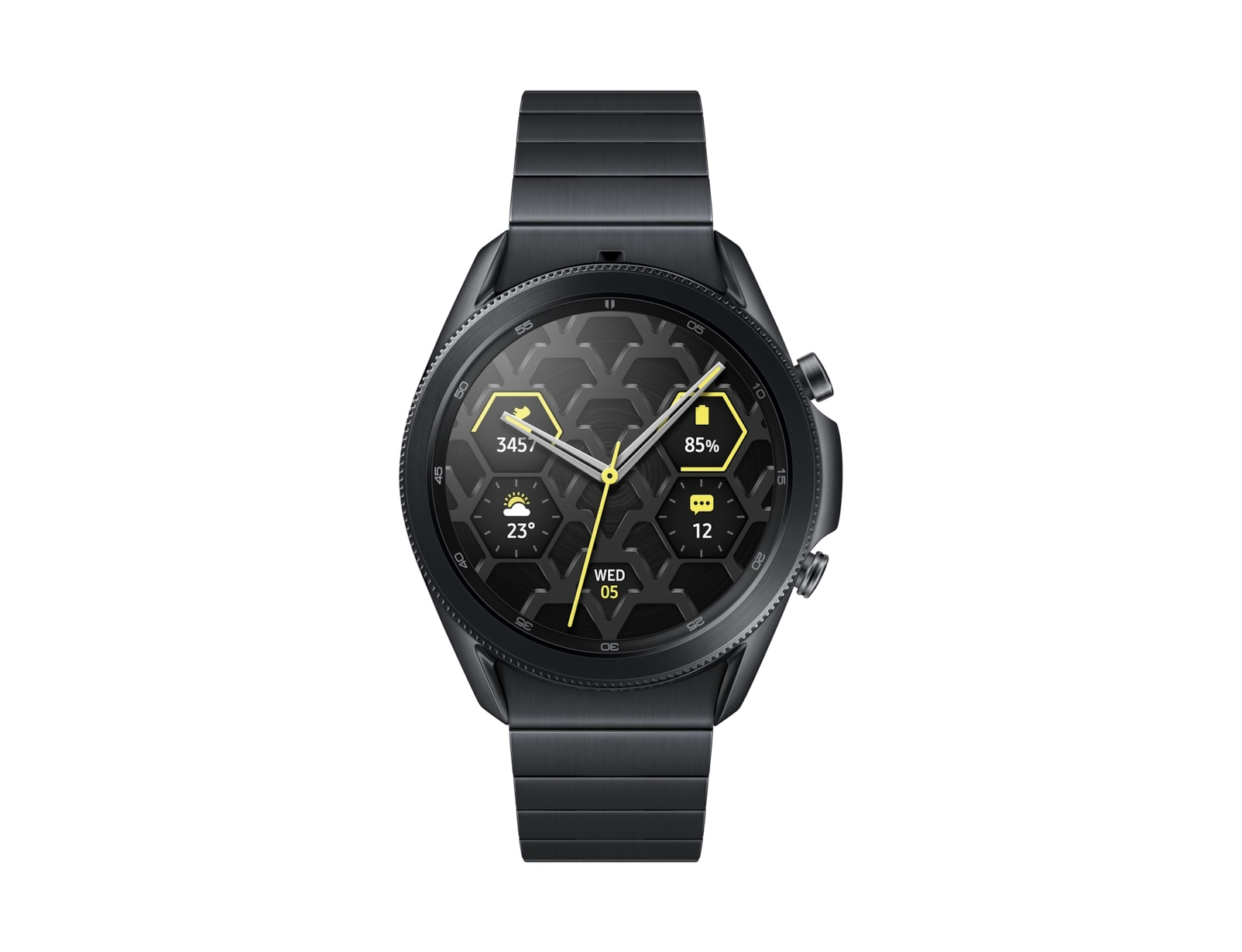 Samsung Galaxy Watch 3 45mm Titanium Zwart