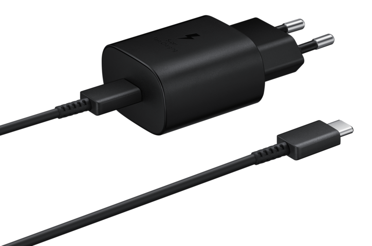 Samsung Oplader 25W USB-C TA800N Snellader Zwart