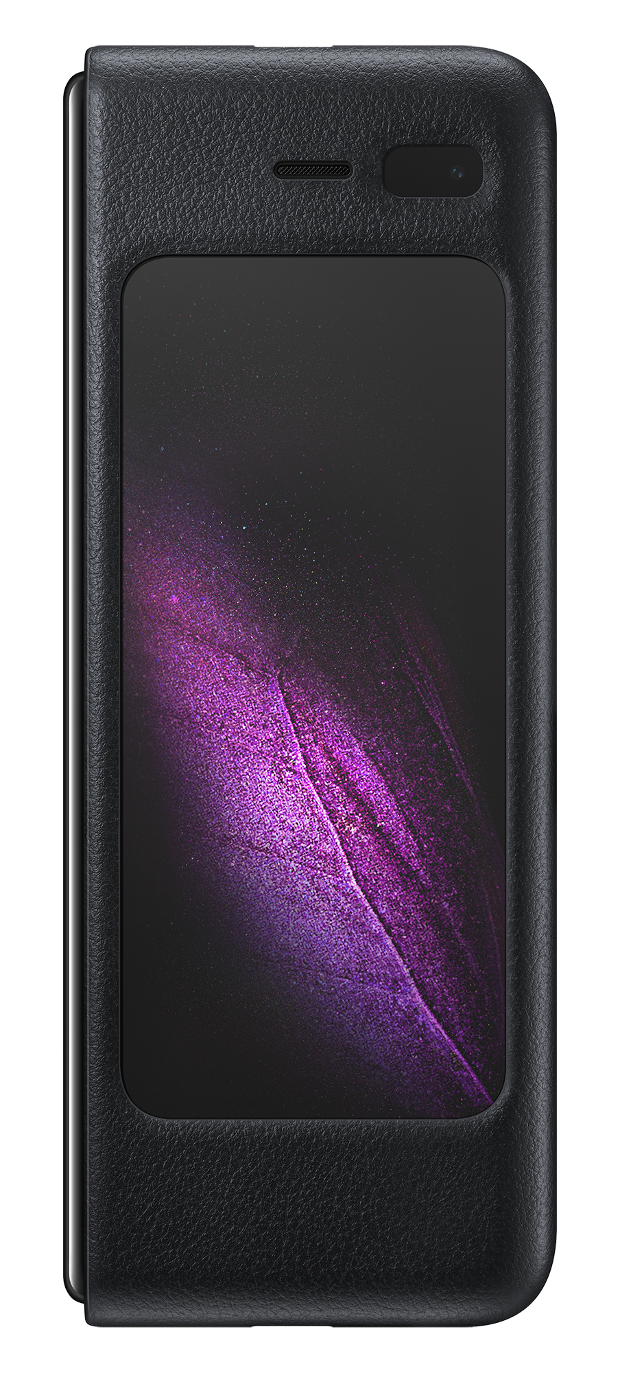 Galaxy Fold | Leren Hoesje EF-VF900 | Zwart
