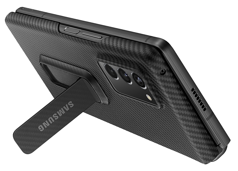 Galaxy Z Fold2 5G | Aramid Standing Cover EF-XF916 | Zwart