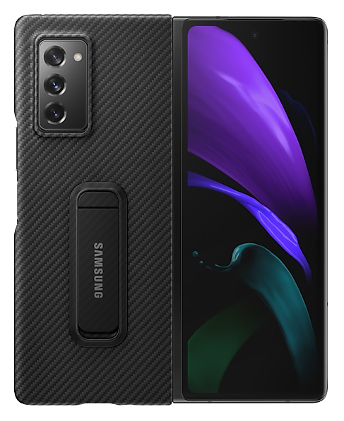 Galaxy Z Fold2 5G | Aramid Standing Cover EF-XF916 | Zwart