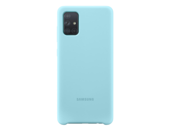 Galaxy A71Silicone Case EF-PA715Blue