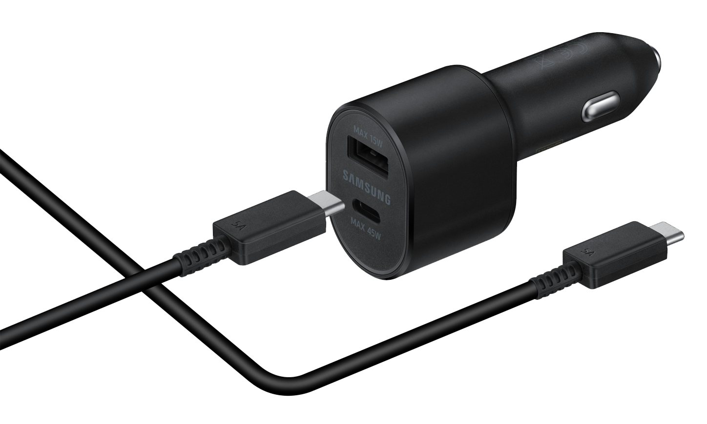 Autoladegerät Super Fast Charge 60W EP-L5300 USB C inkl. Kabel Schwarz
