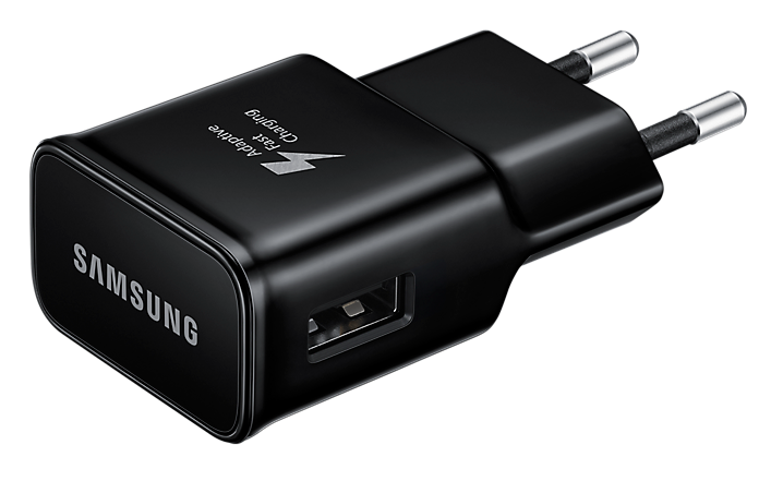Official Samsung Galaxy S20 FE Fast EU Charger & USB-C Cable - Black