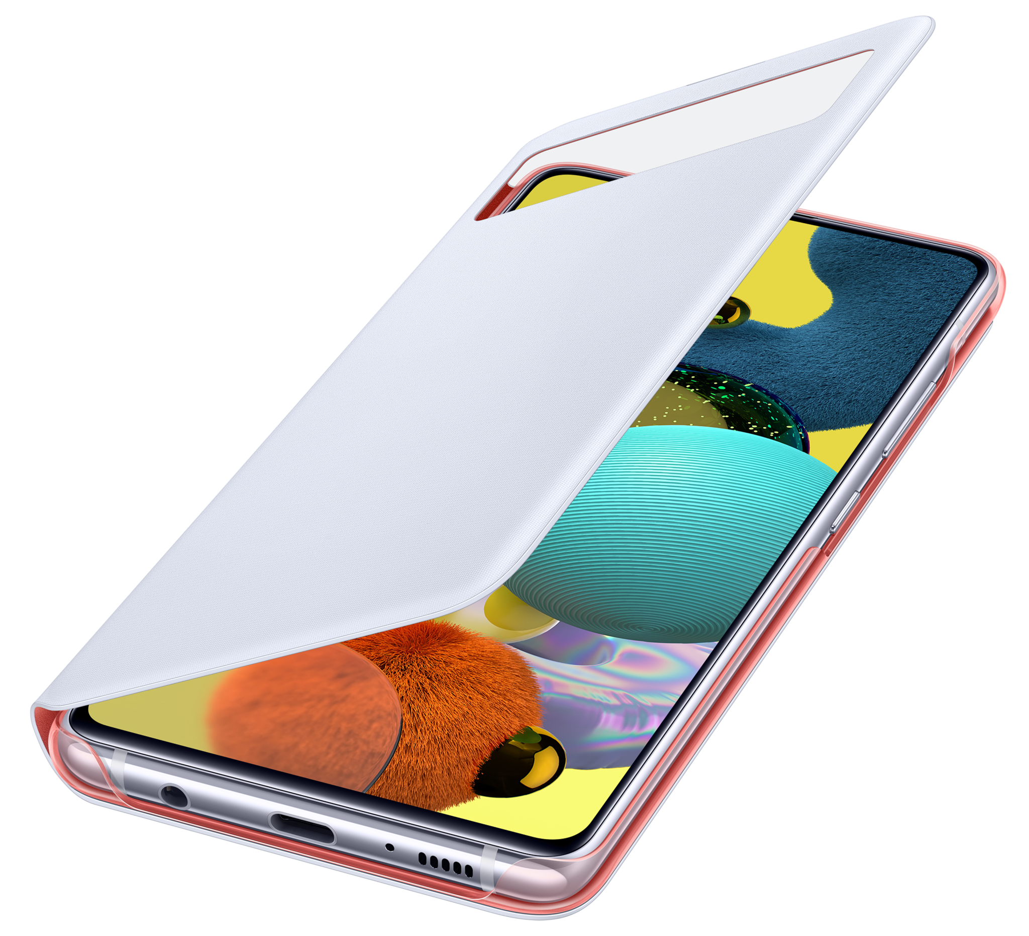 Galaxy A51 (5G) | S View Abdeckung EF-EA516 | Weiß