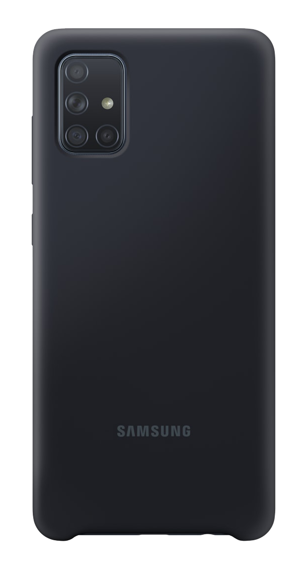 Galaxy A71 Siliconen Hoesje EF-PA715 Zwart