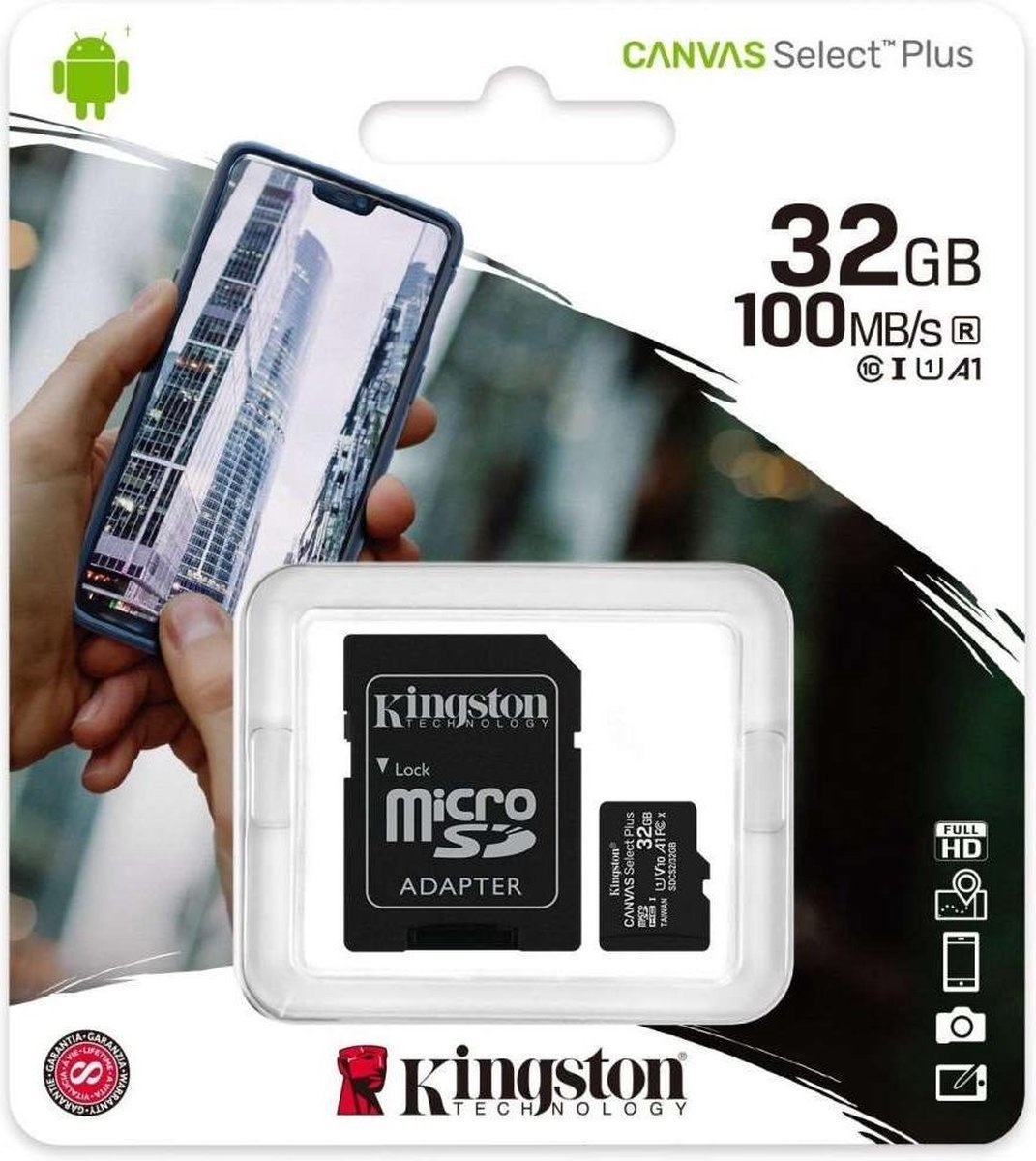 Micro SD Canvas Select Plus | 32GB | Memory Card Class 10
