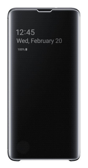 Galaxy S10 | Clear View Cover EF-ZG973 | Zwart