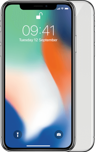 Refurbished iPhone X | 64GB | Zilver