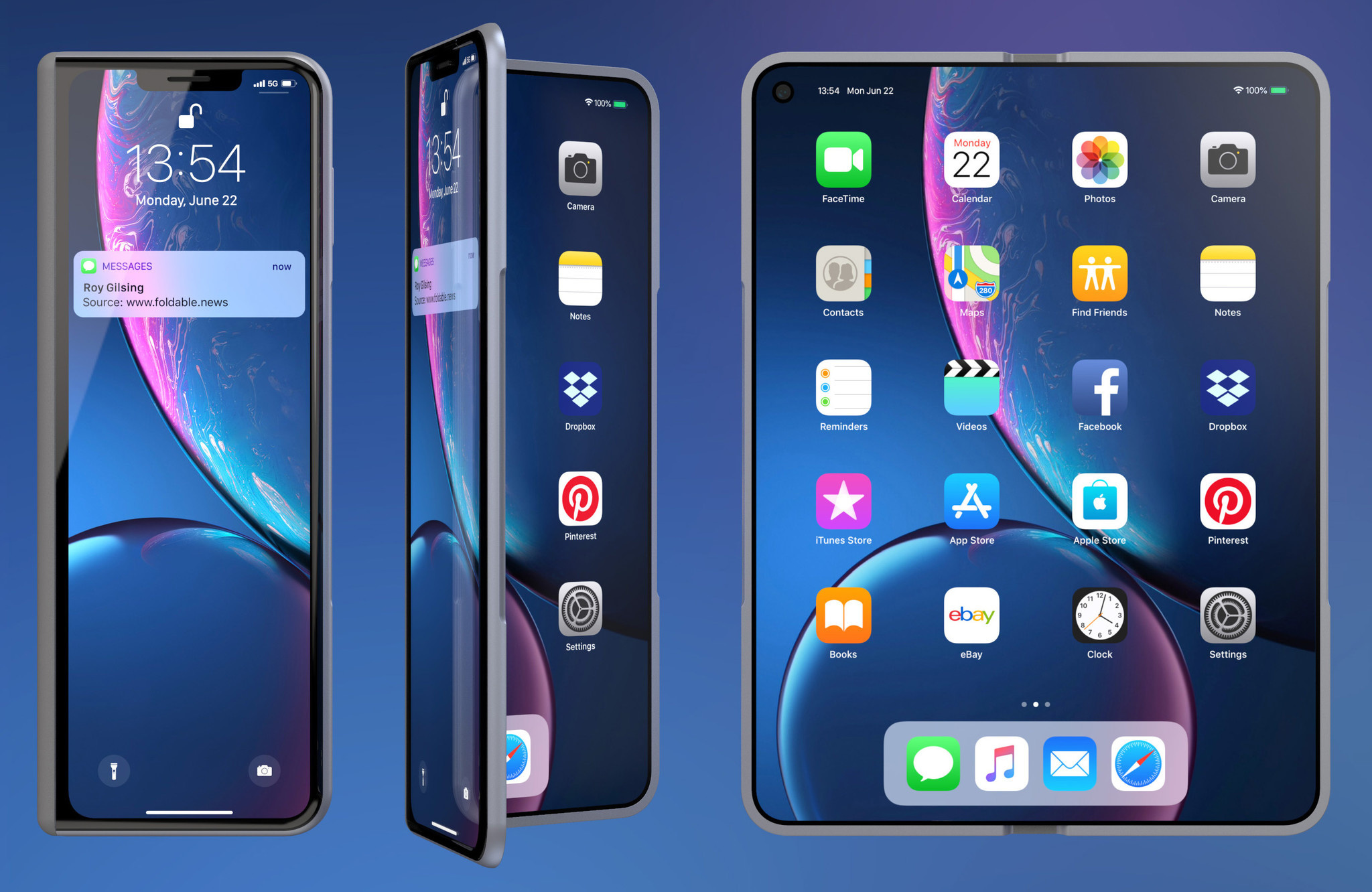 Foldable iPhones already being tested, possibly launching in 2022