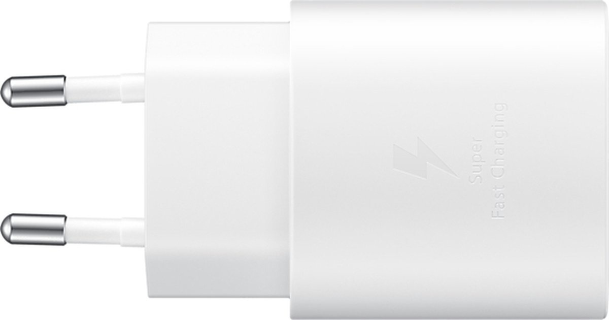 Galaxy Ladegerät | 25W USB-C EP-TA800 Schnellladegerät ohne Kabel | Weiß