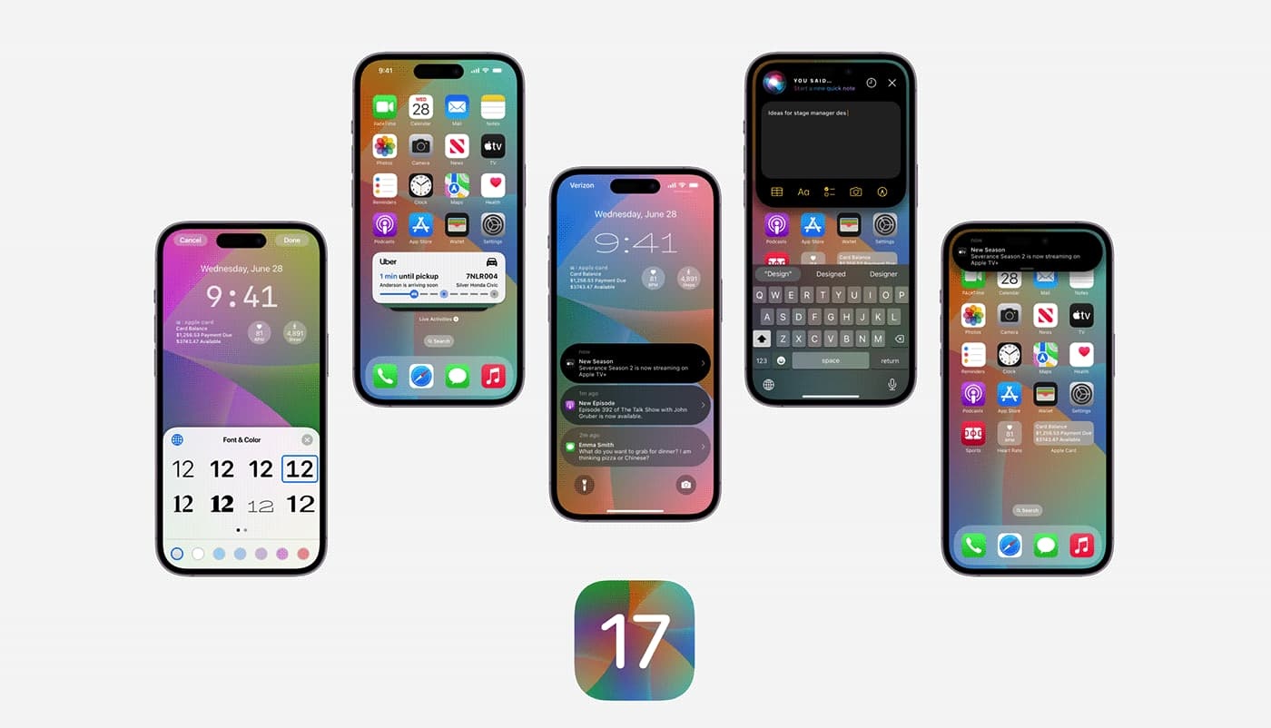 Nieuw bedieningspaneel voor de iPhone in iOS 17