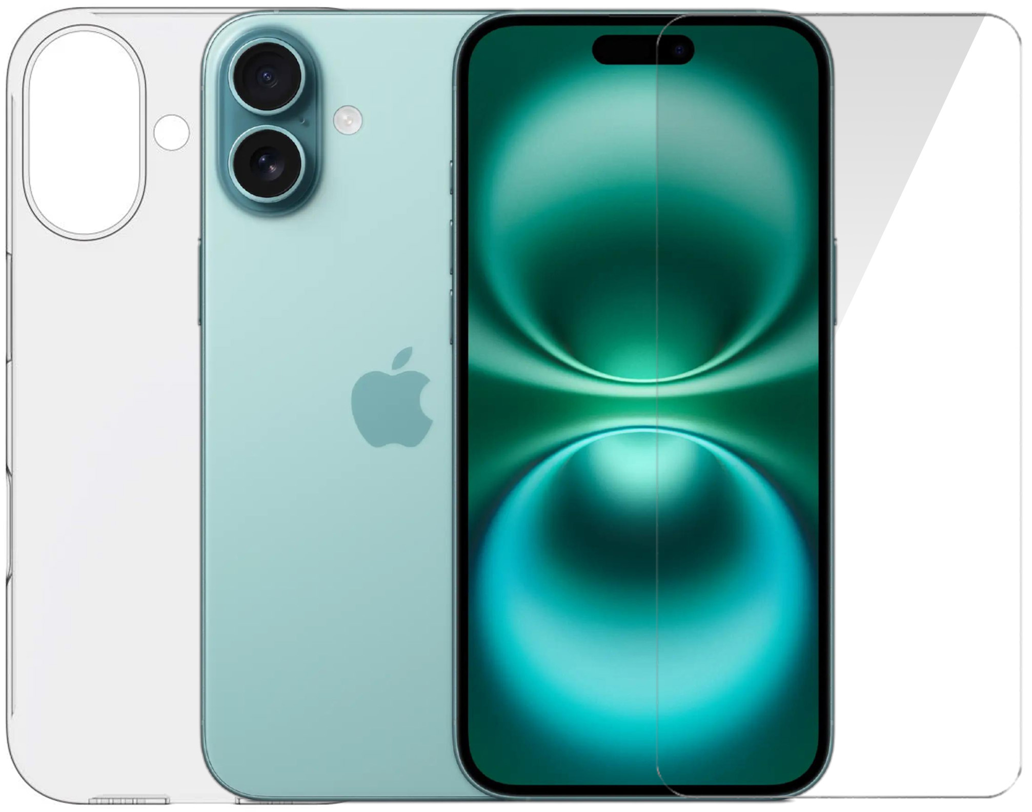 iPhone 16 256GB Blauwgroen