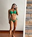 Saman tropical wear Bikini green sale