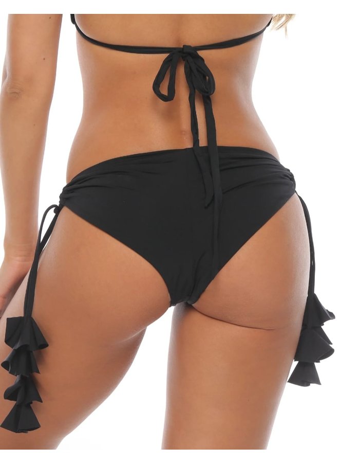 Zwarte cheeky bikini broekje