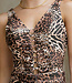 Leonisa swimwear Shapewear-Badeanzug mit Animal-Print