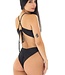 Towers swimwear Schwarze sexy Monokini-Verzerrung