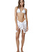 PilyQ swimwear Luxus-Pareo aus Spitze in Weiß