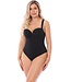 Saman tropical wear Black push up swimsuit