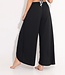 Saman tropical wear Pantaloni da spiaggia neri da donna