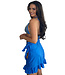 Saman tropical wear Strandrokje Blauw