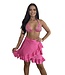 Saman tropical wear Brazilian scrunch bikinibroekje in roze