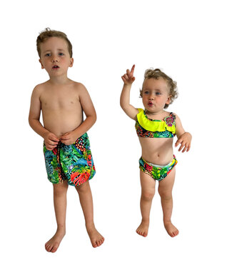 Saman tropical wear Tropischer Mädchenbikini