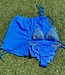 Saman tropical wear Blaue Herren-Badehose