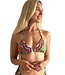 Saman tropical wear Tropical triangle bikini top