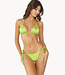 PilyQ swimwear Lime neon groen triangel bikini top