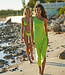 PilyQ swimwear Grüne neonfarbene brasilianische Bikinihose