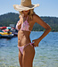 PilyQ swimwear Roze lace triangel bikini top