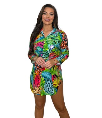 Saman tropical wear Strand blouse tropical