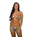 Saman tropical wear Tropisches Triangel-Bikinioberteil