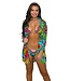 Saman tropical wear Tropical triangel bikini top