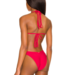 PilyQ swimwear Rode brazilian bikinibroekje