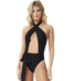 PilyQ swimwear Black alex luxury monokini