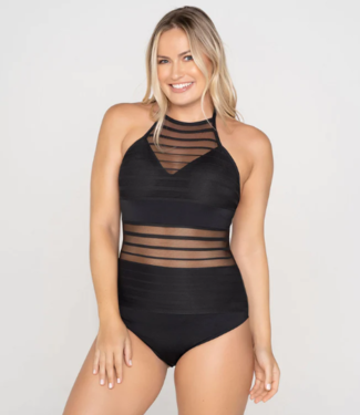 Leonisa swimwear Neckholder-Badeanzug-Shapewear