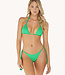 PilyQ swimwear Groene triangel bikini top