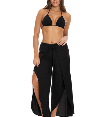 Saman tropical wear Black beach pants