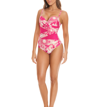 Saman tropical wear Maillot de bain push-up lune