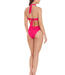 Saman tropical wear Fuchsia monokini