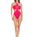 Saman tropical wear Fuchsiafarbener Monokini