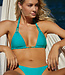PilyQ swimwear Luxe blauwe triangel bikinitop